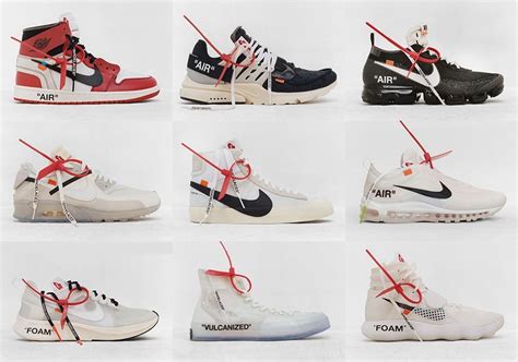 nike collaboration off white|nike x off white history.